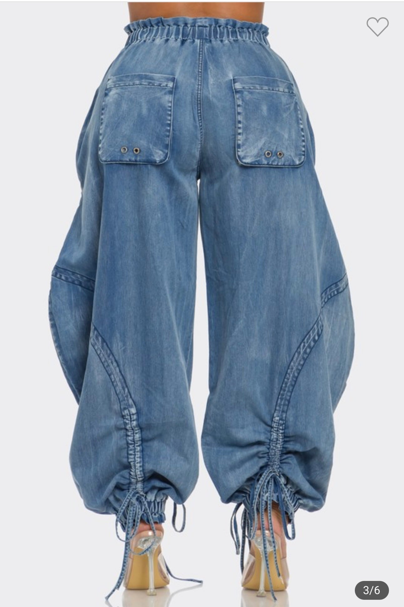 Impress Me Cargo Denim Pants