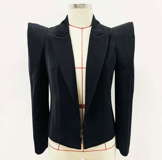 Pointy Shoulder Blazer